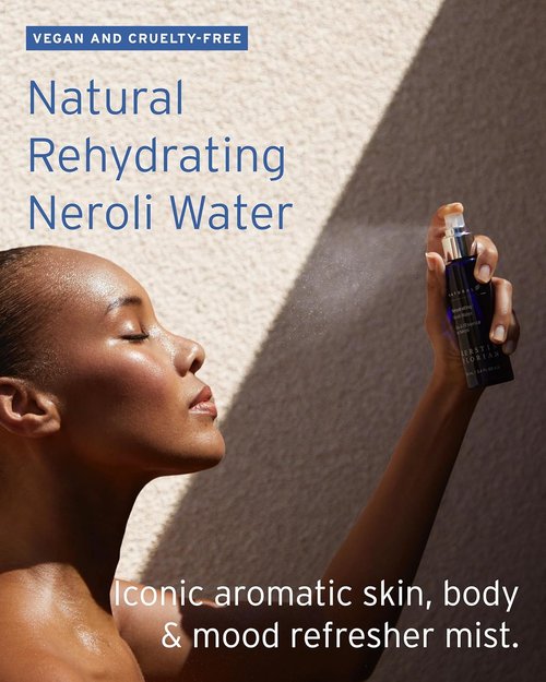 Kerstin Florian Neroli Water Face Mist - Hydrate & Refresh Skin with Probiotics & Peptides | Vegan & Cruelty-Free (3.4 fl oz)