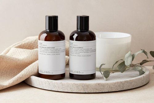 Evolve Organic Beauty - Natural Monoi Rescue Shampoo | Vegan Clean Beauty, Small Batch (8.5 fl oz)