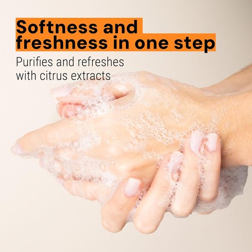 Panier des Sens - Fresh Citrus Liquid Hand Soap - Moisturizing Olive Oil Formula - 16.9 Fl Oz Refillable Bottle