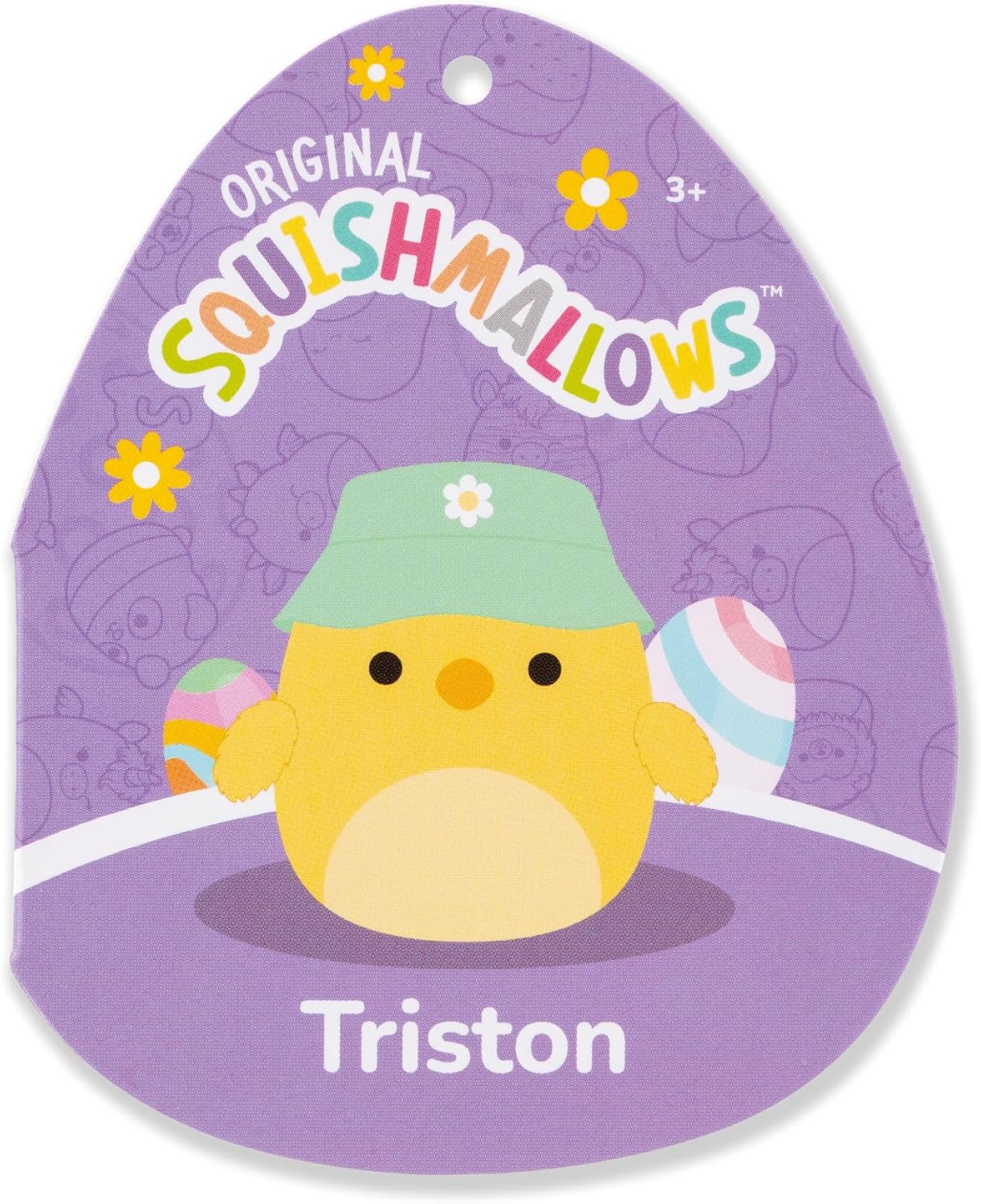 Squishmallows Original 8-Inch Triston The Yellow Chick Plush Toy - Official Jazwares Design