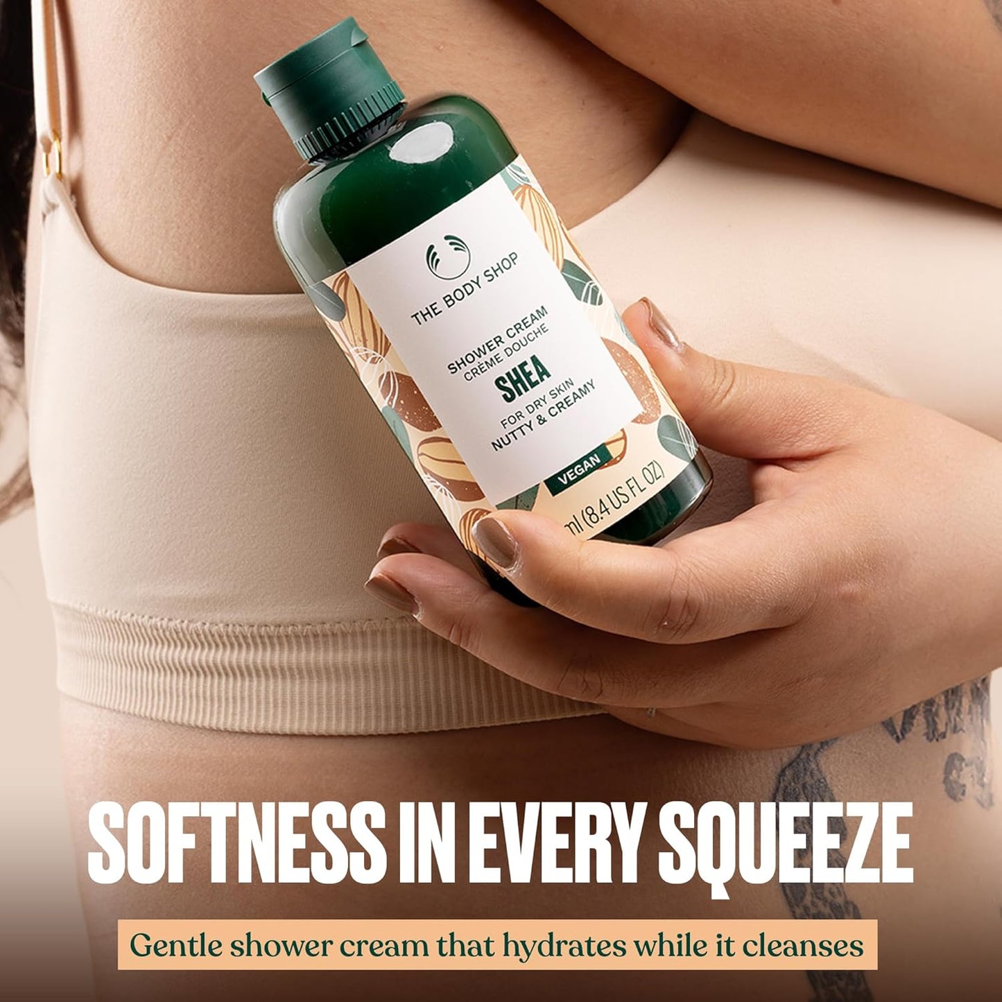 The Body Shop Nourish & Flourish Shea Body Care Gift Set - Vegan 5-Piece Collection