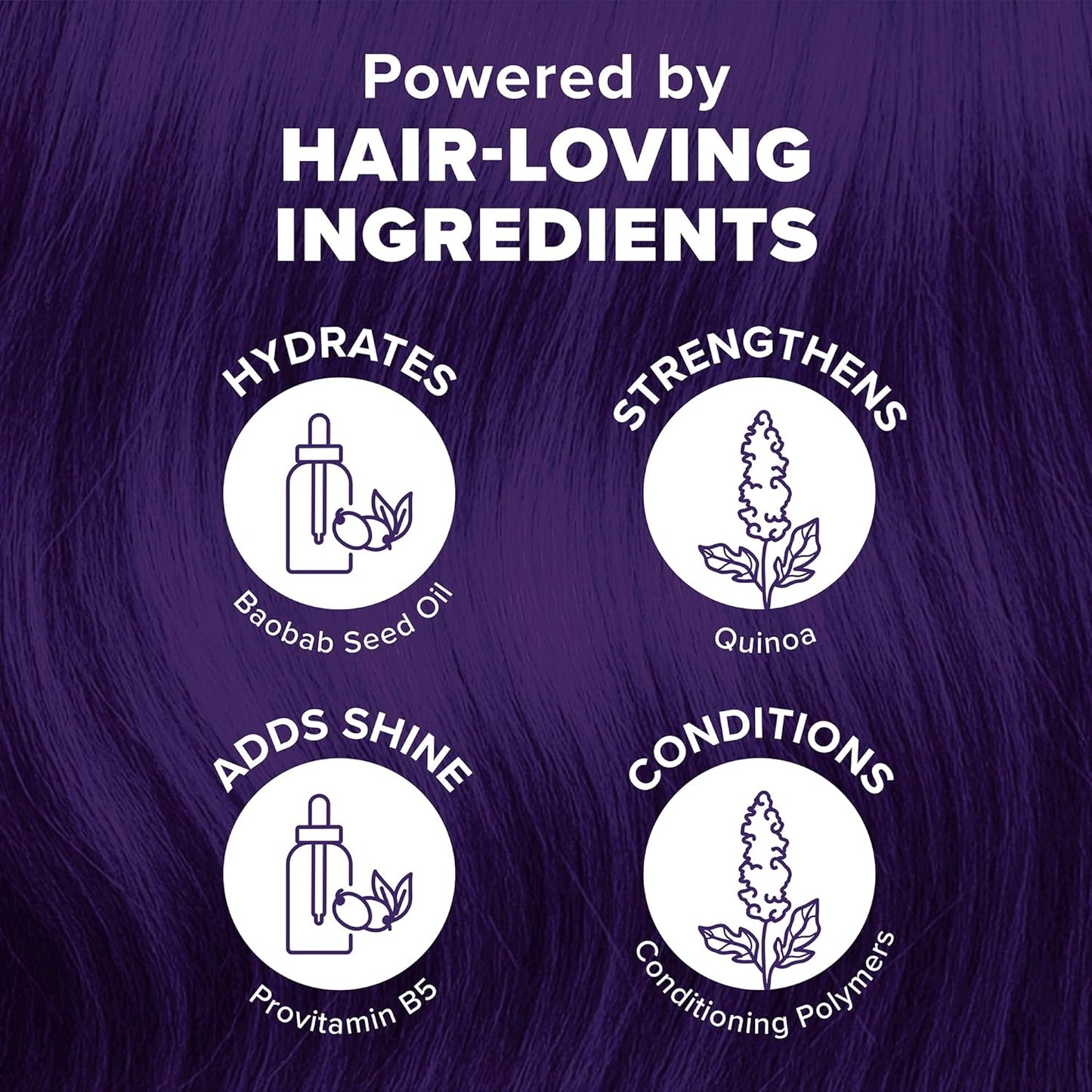 Splat Midnight Complete Hair Dye Kit - Semi-Permanent, Long-Lasting, Vegan | Midnight Tanzanite
