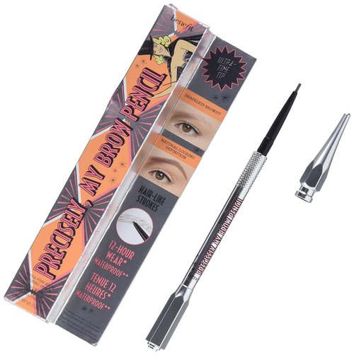 Benefit Precisely My Brow Pencil - Ultra-Fine Shape & Define in Neutral Medium Brown, 1 Count
