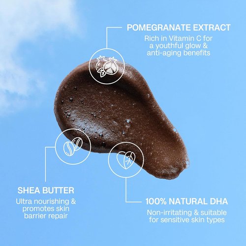 Bali Body Deep Violet Self-Tanning Mousse & Mitt Bundle - Streak-Free, Natural Bronzed Shade | Vegan & Cruelty-Free
