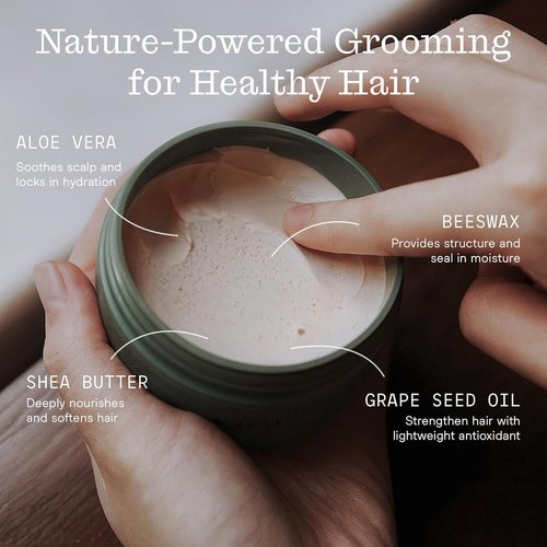Firsthand Supply All-Purpose Hair Pomade - Flexible Hold & Low Shine - Organic Aloe & Shea Butter - 3oz