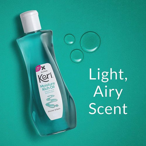 Keri Moisturizing Shower & Bath Oil - Nourishing Hydration for Soft Skin | 16 Fl Oz