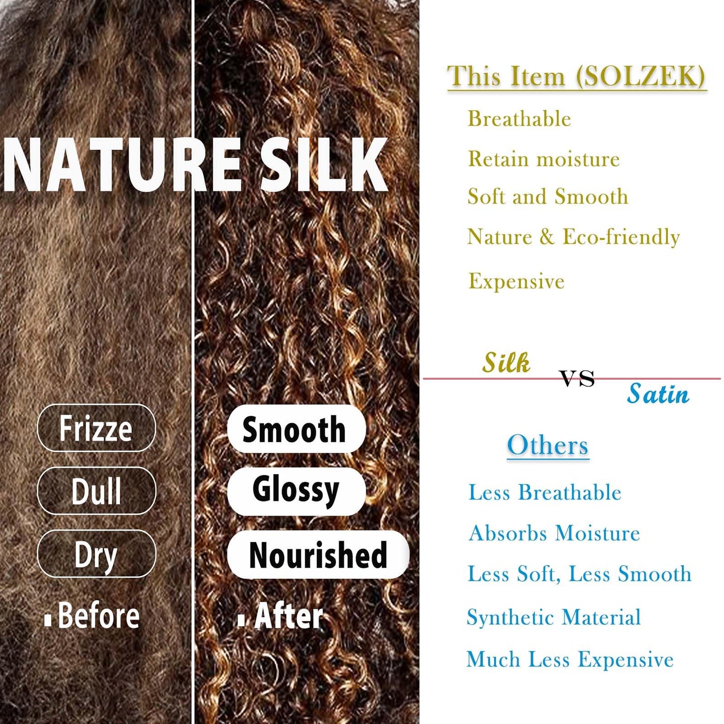 SOLZEK Real Silk Bonnet for Sleeping Hair Wrap Men Women Curly Adjustable Night Cap for Natural Hair Anti Frizz Stay on Double Layer 1Pcs (Leopard)