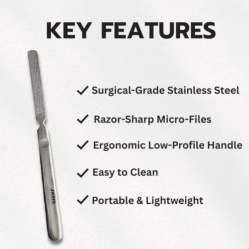 Jaws Podiatry Callus Grater - Surgical Grade Stainless Steel for Efficient Callus Removal | Ergonomic Handle, Easy to Clean