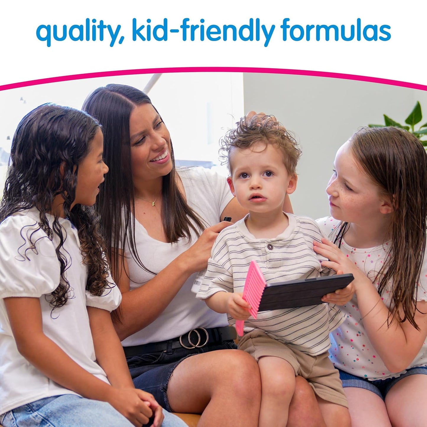 SoCozy Curl Volumizing Hair Mousse for Kids - Enhances Shine & Volume | Gentle Formula (6 Fl Oz)
