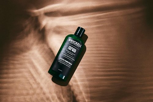 Brickell Men's Charcoal Face Wash - Natural & Organic Daily Cleanser for Men, 8 Ounce