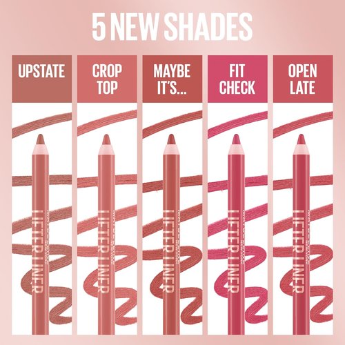 MAYBELLINE Lifter Liner Lip Liner - Hyaluronic Acid Formula for Fuller Lips | 1 Count