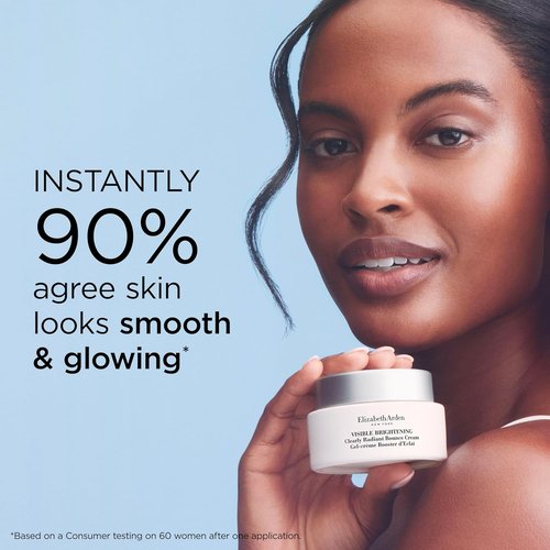 Elizabeth Arden Visible Brightening Bounce Cream - Hydrating Face Moisturizer for Even Skin Tone, 1.7 fl oz