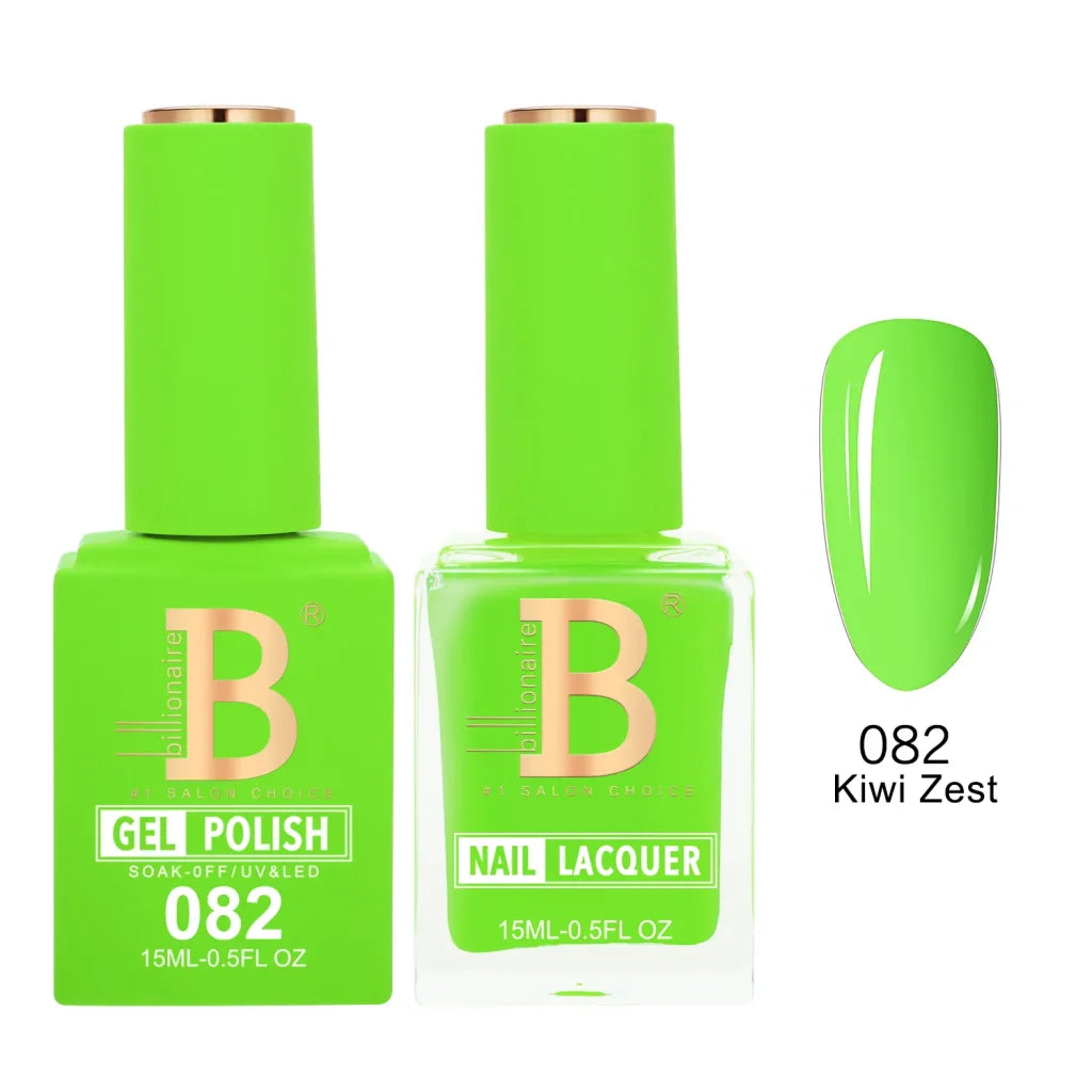 Matching Gel & Lacquer Nail Polish Duo Set - Multiple Colors