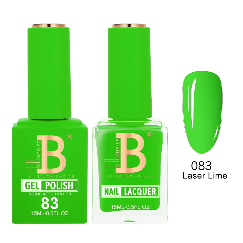 Matching Gel & Lacquer Nail Polish Duo Set - Multiple Colors