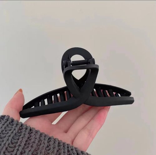 Handmade Matte Claw Clip Elegant Large Frosted Hair Jaw Clip for Thick Hair