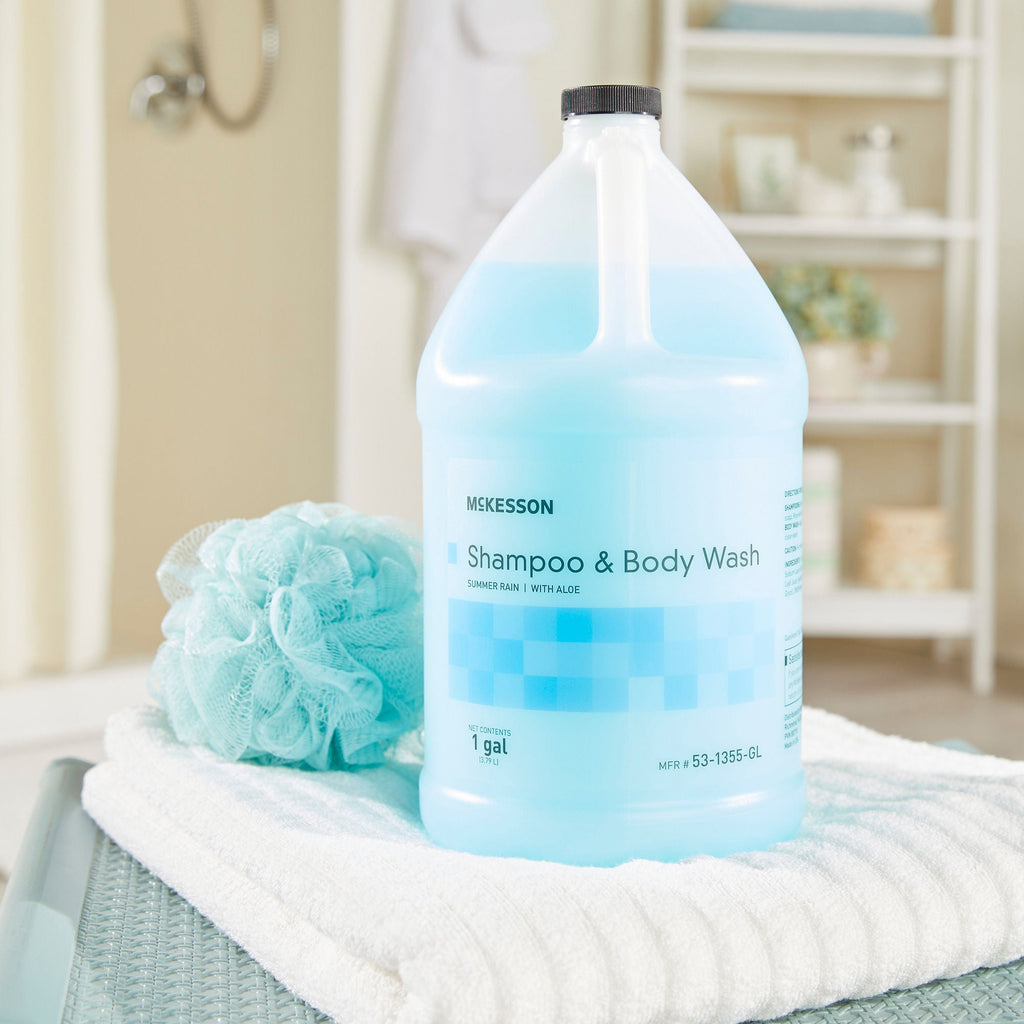 2-Gallon Scented Shampoo & Body Wash - Summer Rain, Sensitive Skin