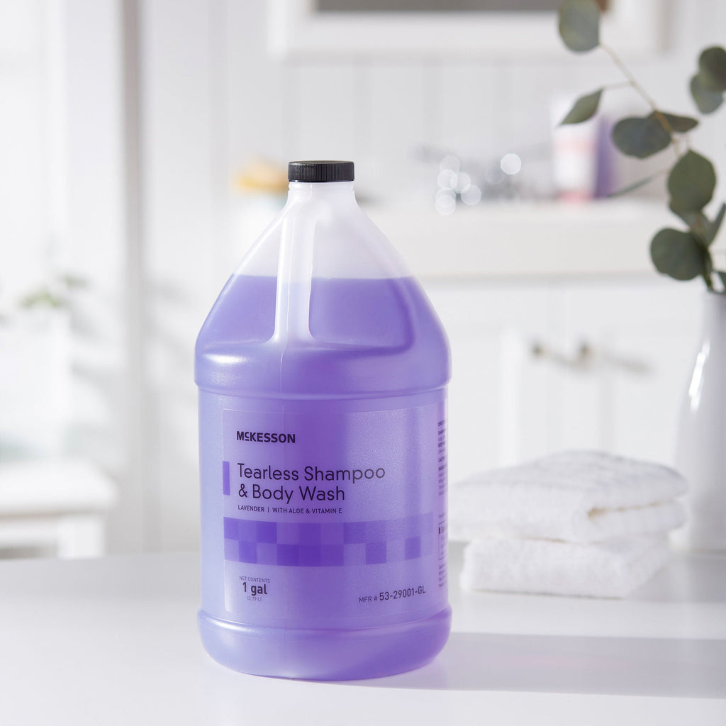 Lavender Tearless Shampoo & Body Wash 2-in-1 Gallon Pack for Sensitive Skin