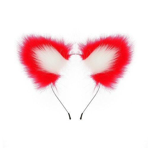 Handmade Dual-Tone Ear Hairpins Colorful Zinc Alloy Costume Hair Clips