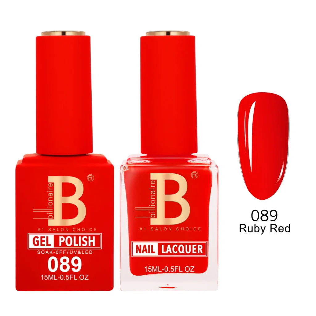 Matching Gel & Lacquer Nail Polish Duo Set - Multiple Colors