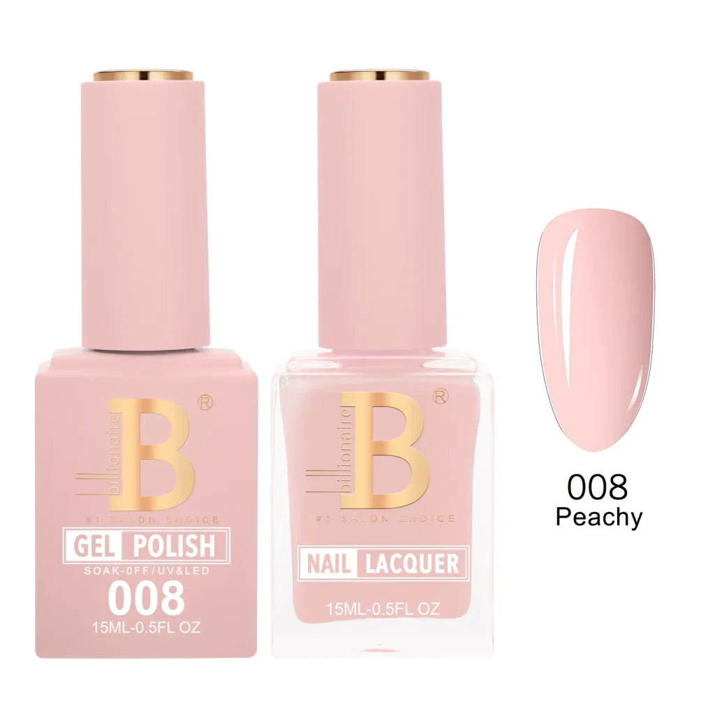 Matching Gel & Lacquer Nail Polish Duo Set - Multiple Colors