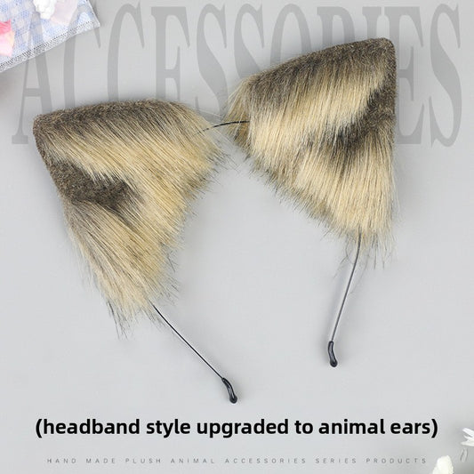 Simulated animal ear hair accessory