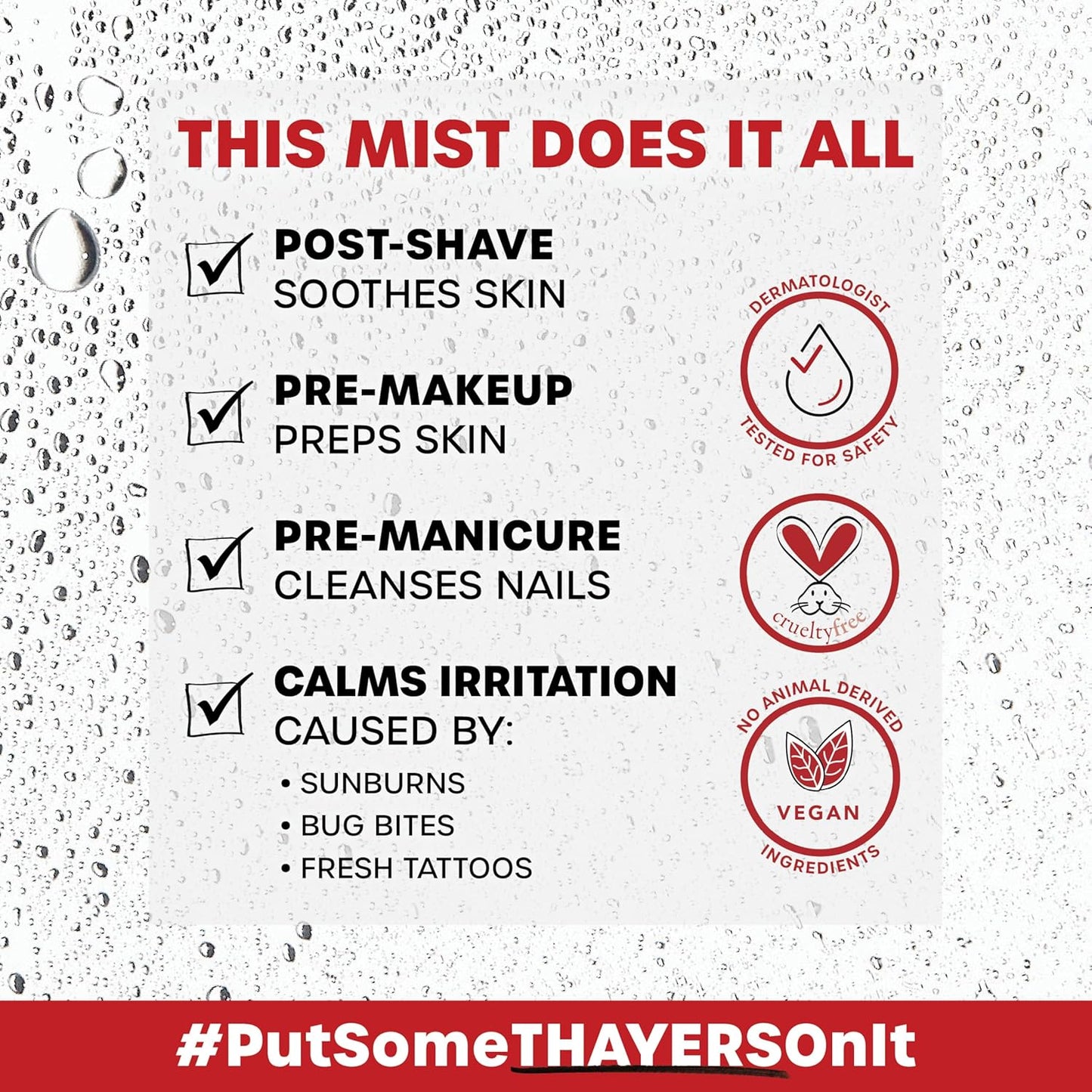 Thayers Witch Hazel Facial Mist Toner - Alcohol-Free, Soothing Aloe Vera & Rose Petal | 3 oz Trial Size