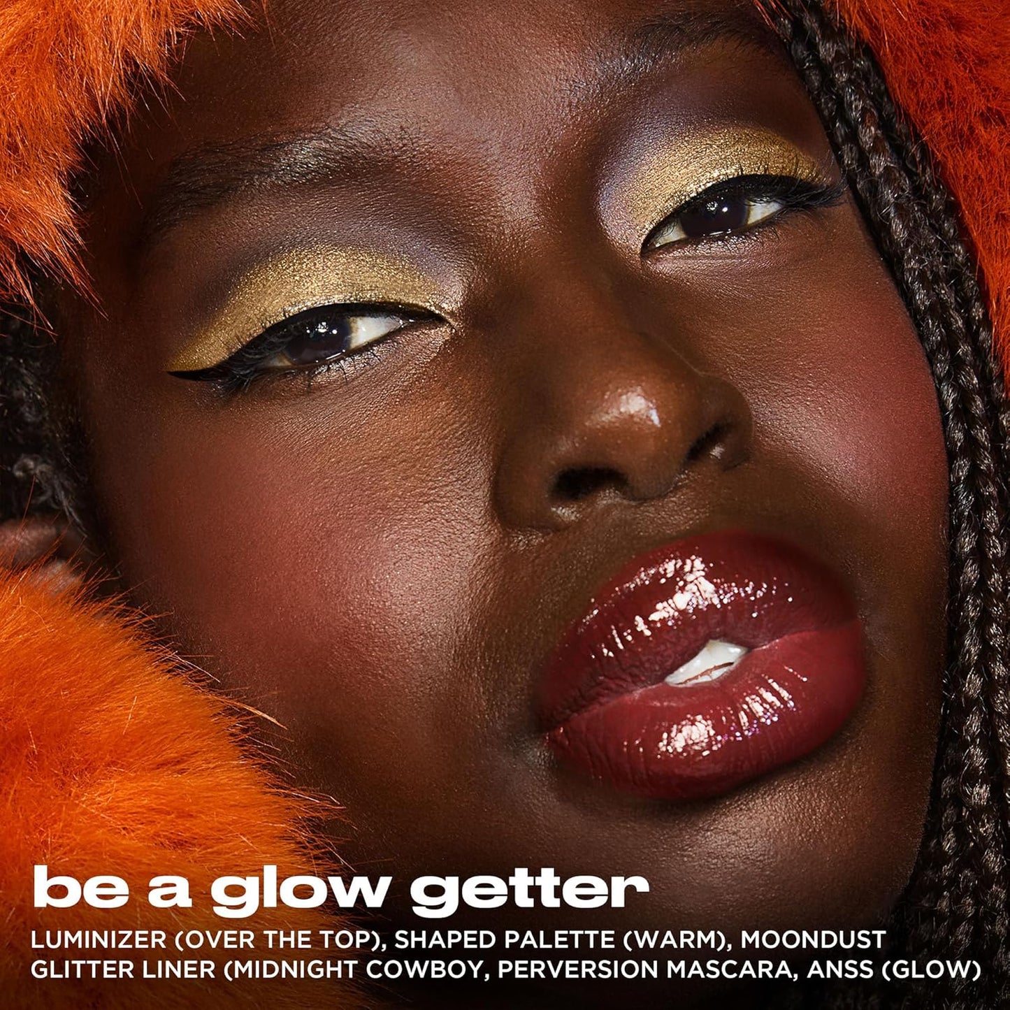 Urban Decay Glow Getter 3Pc Makeup Set - Radiant Holiday Look with All Nighter Spray, Naked Palette & Mascara