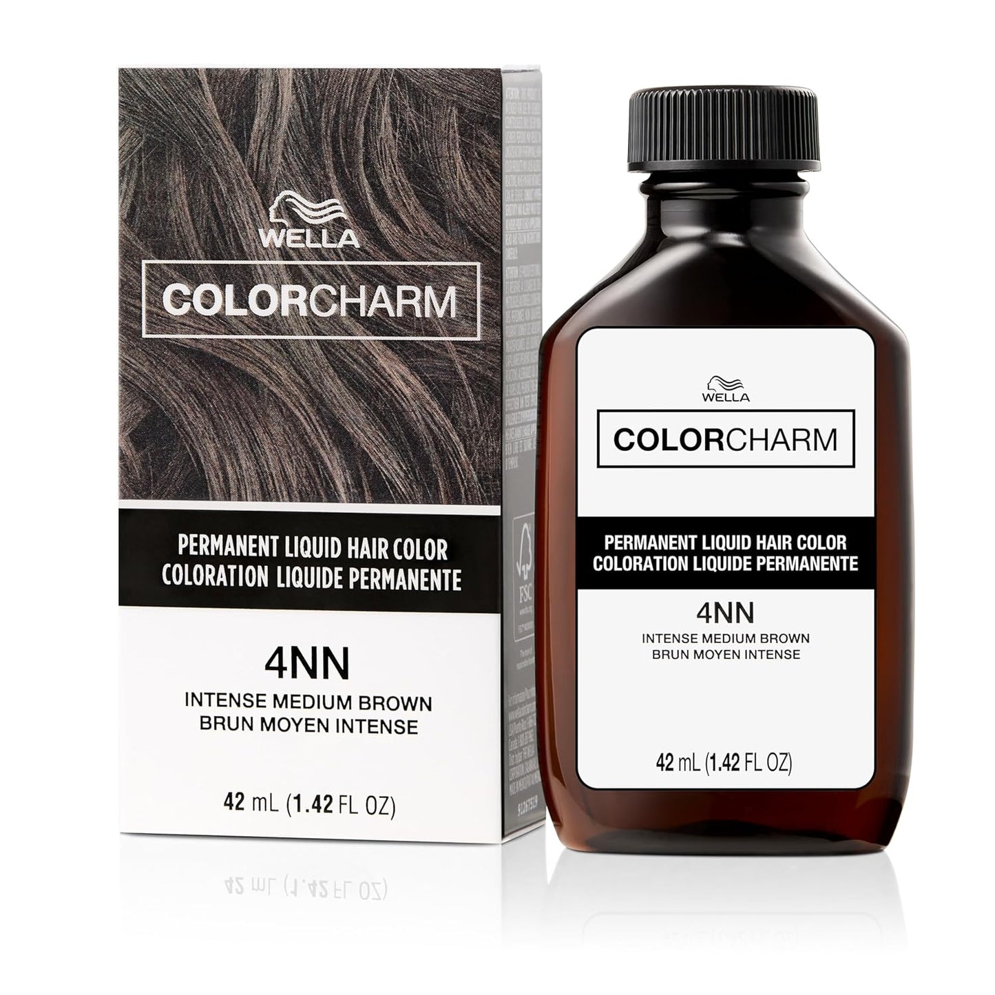 WELLA Color Charm Permanent Liquid Hair Color - Rich Brown for Effective Gray Coverage
