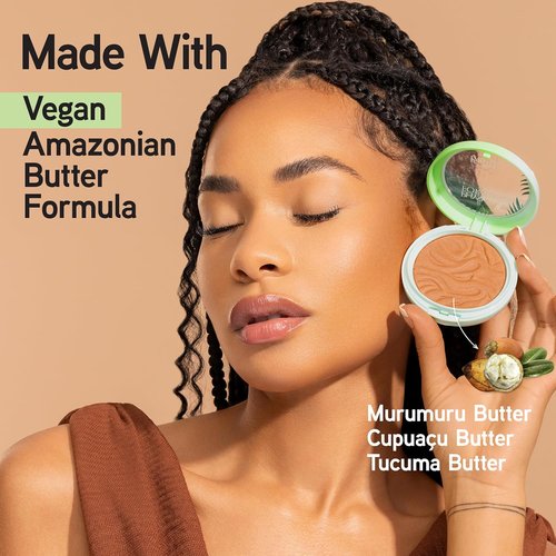 Physicians Formula Murumuru Butter Bronzer - Nourishing Moisturizing Formula for Silky Glow | Hypoallergenic & Vegan - Sunkissed Shade