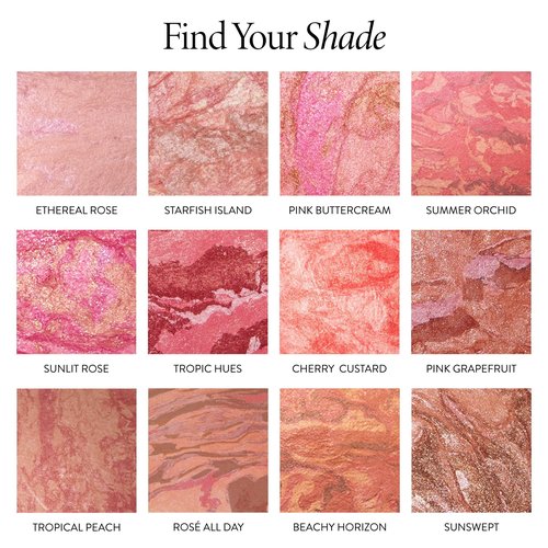 LAURA GELLER NEW YORK Baked Blush-n-Brighten Marbleized Blush for Cheeks - Starfish Island - Natural Finish - Buildable Color