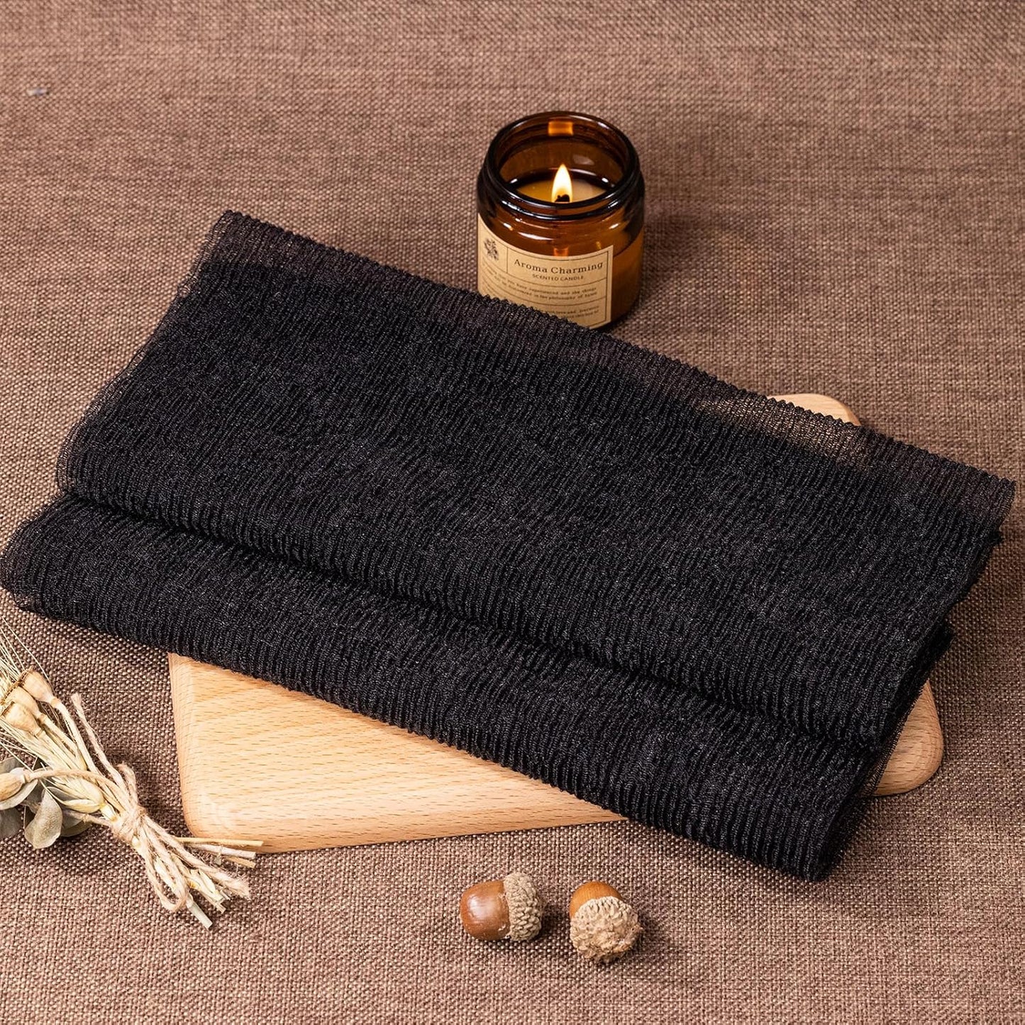 Yiclick Exfoliating Washcloth Towel - Japanese Bath Cloth for Body Exfoliation | Korean Back Scrubber
