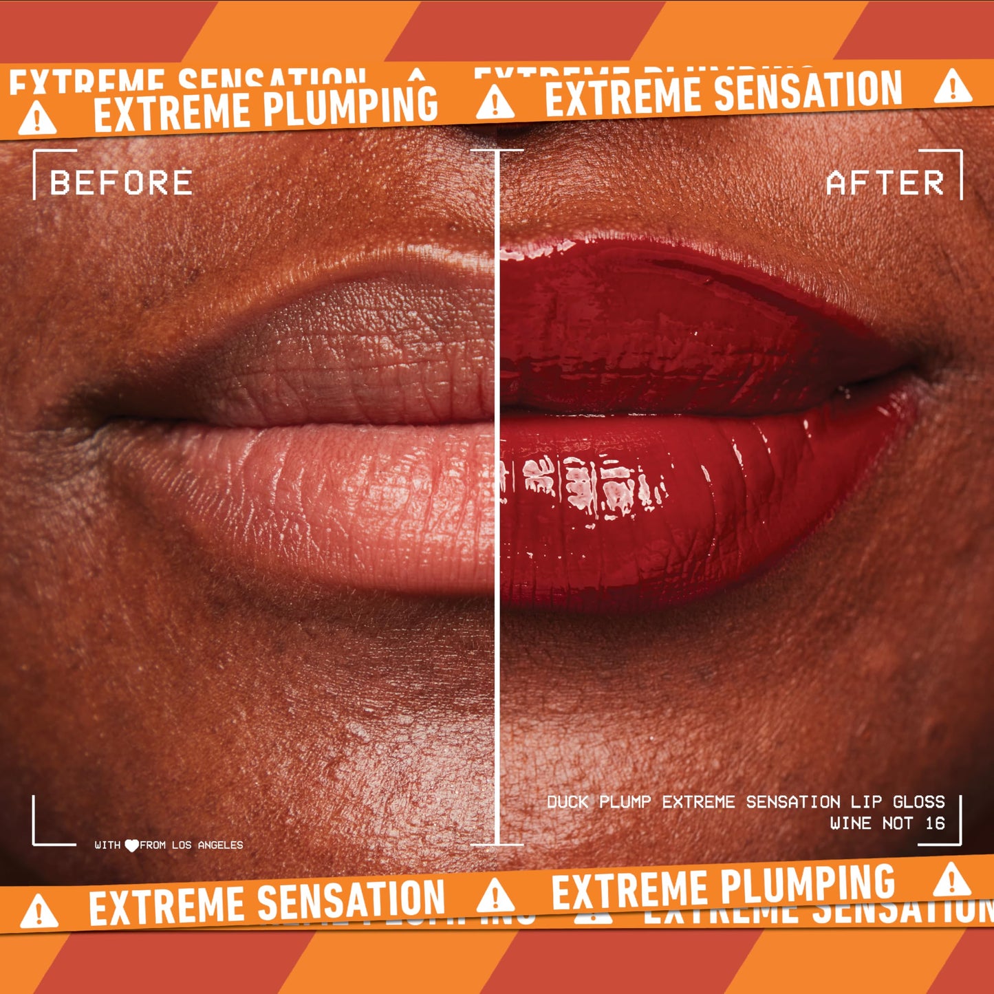 NYX PROFESSIONAL MAKEUP Duck Plump High Pigment Plumping Lip Gloss with Spicy Ginger, Vegan Lip Makeup - Wine Not ( Reddish Brown)