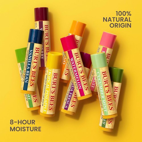 Burt's Bees Lip Balm - 100% Natural Moisturizer with Pomegranate Flavor - 1 Tube