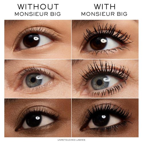 Lancôme Monsieur Big Volumizing Mascara for up to 12x More Volume & 24H Wear - False Lash Effect - Black