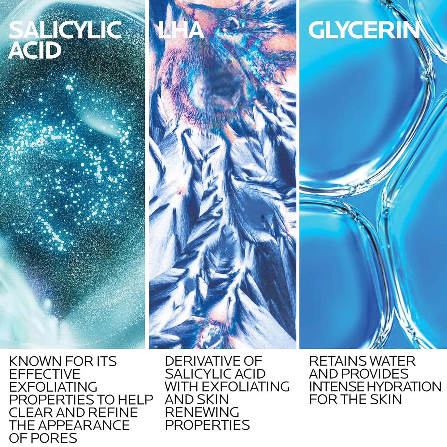 La Roche-Posay Effaclar Medicated Gel Cleanser, 2% Salicylic Acid Cleanser + LHA + Glycerin, Foaming Acne Face Wash, Helps Clear & Prevent Acne Breakouts, Oil Free, Targets Excess Oil