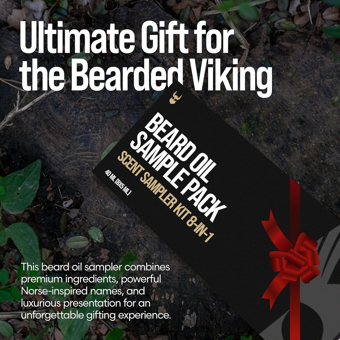 The Beard Struggle Beard Oil Sampler Kit - 8 Premium Viking Scents for Ultimate Beard Care