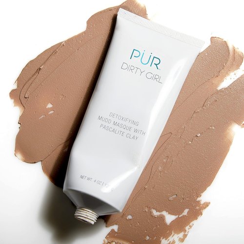 PÜR MINERALS Detoxifying Mudd Masque - Exfoliates Skin & Improves Texture | Cruelty-Free, Paraben-Free