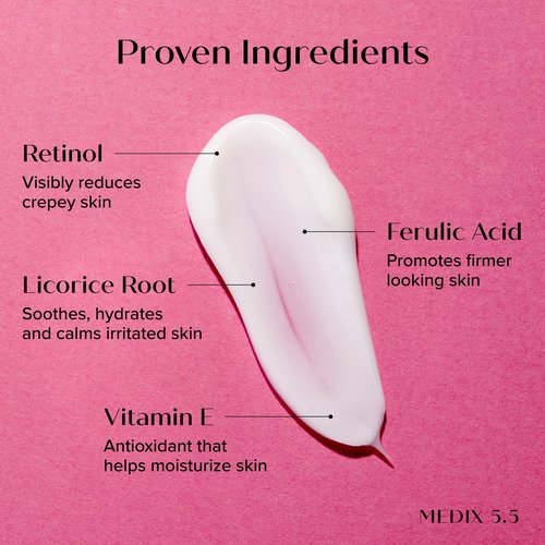MEDIX Body Cream & Face Moisturizer Lotions For Dry Skin, Crepey Skin, & Wrinkles | Skincare Body Lotion Collection, Large 15 Fl Oz Bottle
