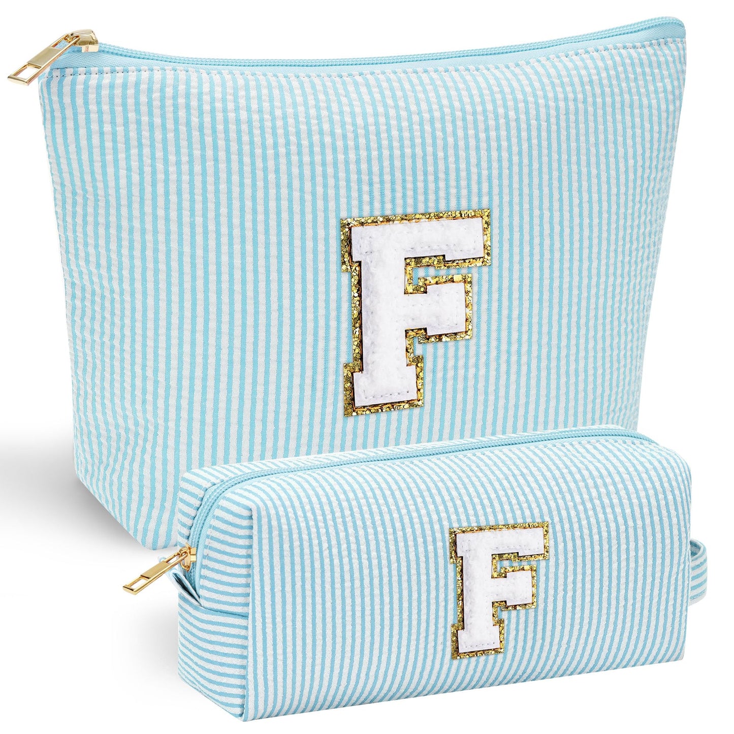 YOOLIFE Personalized Mothers & Graduation Gifts - Initial Cute Monogram Makeup Bags
