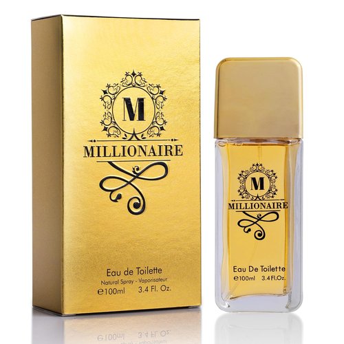 Millionaire Eau De Toilette for Men - Citrus, Woody & Spicy Fragrance | 100ml Vegan & Cruelty-Free Bottle