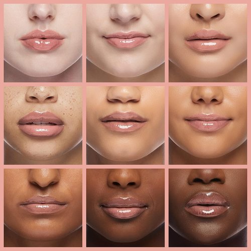 Milani Lip Gloss - Keep It Full Nourishing Lip Plumper with Hyaluronic Acid | Prismatic Peach (0.13 Fl. Oz.)