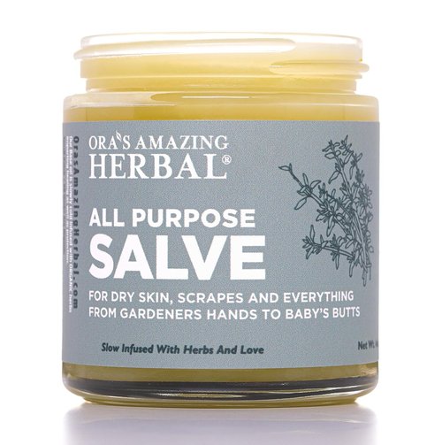 Ora's Amazing Herbal All Purpose Salve - Herbal Healing Skin Balm for Dry Cracked Hands | 4 oz