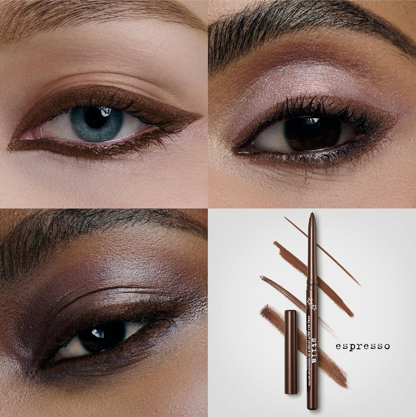 Stila Stay All Day® Waterproof Gel Eyeliner - Long-Wear Smudge & Set Pencil for Tightlining | 12-Hour Fade-Proof Performance