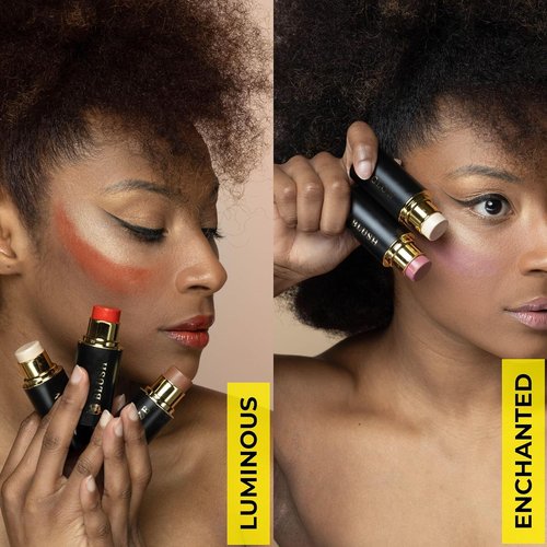 Phoenix Beauty Cream Contour Stick Set - Blush, Bronzer & Highlighter Trio | Hydrating, Buildable Formula with Shea Butter & Vitamin E