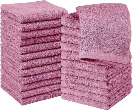 Simpli-Magic Cotton Washcloths Pink (Pack of 48)