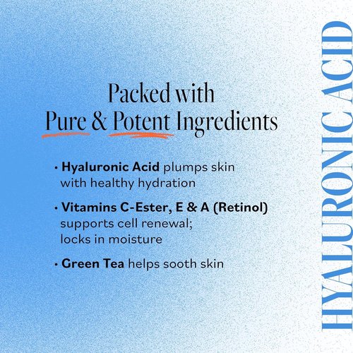 Derma E Hydrating Eye Cream - Firming Hyaluronic Acid Treatment for Puffiness & Fine Lines | 0.5 oz