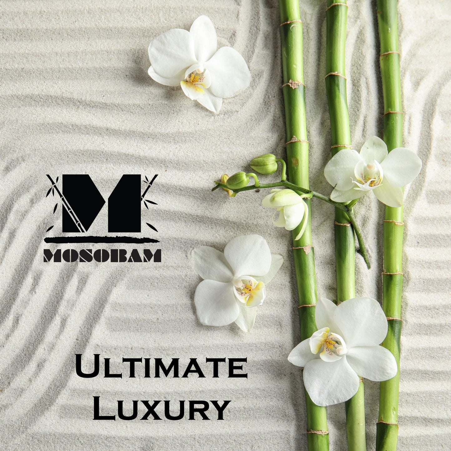 Mosobam Luxury Turkish Set of 4 Hand Towels 16X30 Light Taupe 700 GSM Bamboo Viscose & Aegean Turkish Combed Cotton