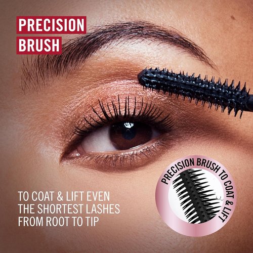 Rimmel Wonder'Bond Mascara - Volumizing Bonding Serum with Biotin | 001 Black, Smudge Proof, 0.39oz
