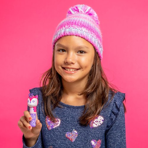 Lip Smacker Lippy Pals Lip Balm, Flavored Moisturizing, Smoothing Soft Shine, Hydrating & Protecting Fun Tasty Flavors, Cruelty-Free & Vegan - Reindeer
