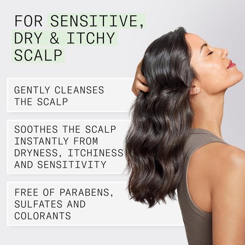 Nioxin Scalp Relief Cleansing Shampoo - Soothes & Hydrates Sensitive, Dry, Itchy Scalp | Infused with Aloe Vera & Vitamin E